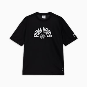 ユニセックス バスケットボール グラフィック ボール 半袖 Tシャツ, PUMA Black, extralarge-JPN