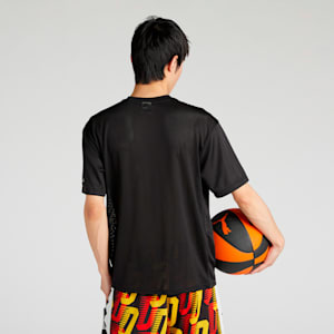 ユニセックス バスケットボール グラフィック ボール 半袖 Tシャツ, PUMA Black, extralarge-JPN