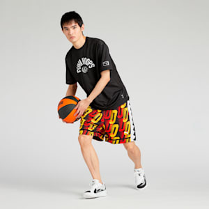 ユニセックス バスケットボール グラフィック ボール 半袖 Tシャツ, PUMA Black, extralarge-JPN