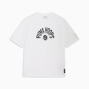 ユニセックス バスケットボール グラフィック ボール 半袖 Tシャツ, PUMA White, extralarge-JPN