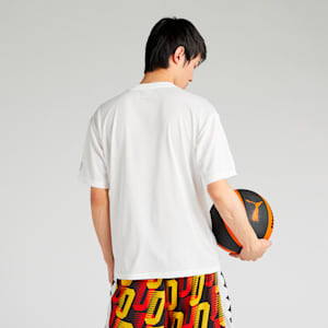 ユニセックス バスケットボール グラフィック ボール 半袖 Tシャツ, PUMA White, extralarge-JPN