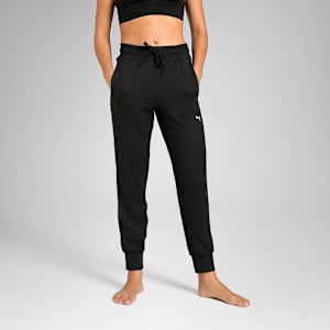STUDIO Foundations Women's Moisture-Wicking Workout Pants, PUMA Black, extralarge-IND
