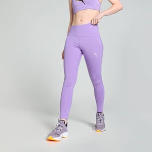 Train All Day Women's Ankle Length Training Tights with Pockets, Lavender Alert, extralarge-IND