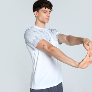 Active Men's Crew Neck Running Tee, PUMA White, extralarge-IND