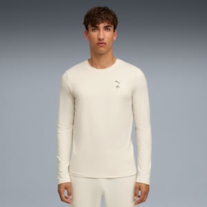 PUMA X A.T CLOUDSPUN Long Sleeve Men, Alpine Snow, extralarge