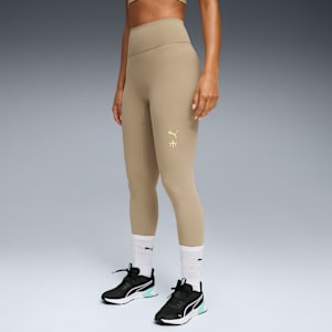 PUMA x A.T SHAPELUXE Tights Women, Velvet Moss, extralarge