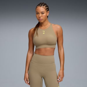 PUMA x A.T SHAPELUXE Bra Women, Velvet Moss, extralarge