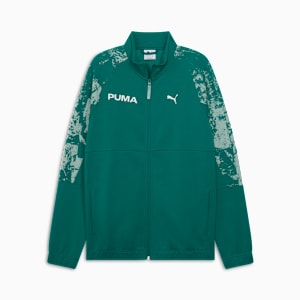 ESS AOP Track Jacket Men, Wild Green, extralarge