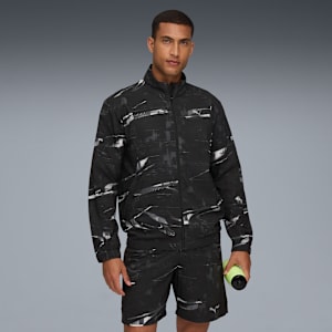 メンズ ランニング ヴェロシティ AOP ジャケット, PUMA Black, extralarge-JPN