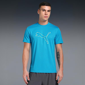 Train All Day Men's Breathable Training Tee, Speed Blue, extralarge-IND