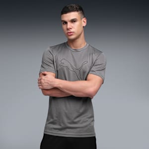 Train All Day Men's Breathable Training Tee, Cast Iron, extralarge-IND