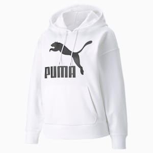 Classics Logo Women's Hoodie, Puma White, extralarge