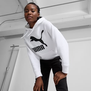 Classics Logo Women's Hoodie, Puma White, extralarge