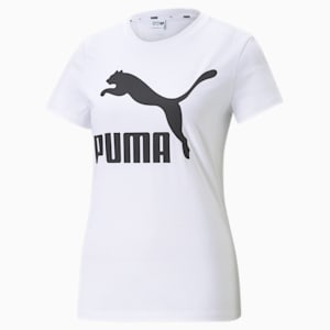 Classics Logo Women's Tee, Puma White