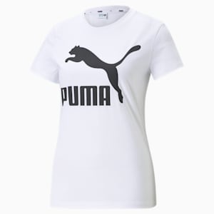 Classics Logo Women's Tee, Puma White, extralarge
