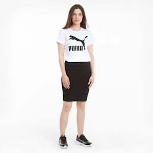 T-shirt Classics Logo Femme, Puma White, extralarge
