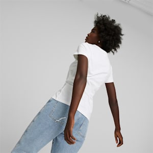 Camiseta Classics Logo para mujer, PUMA White-Loveable