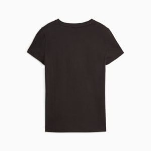 Classics Logo Women's Tee, PUMA Black-shimmer, extralarge
