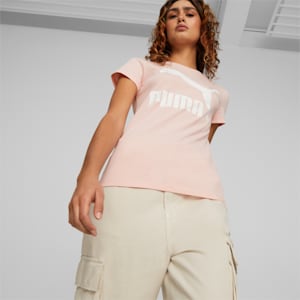 Classics Logo Tee, Rose Dust