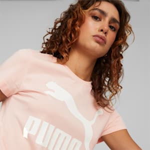 Classics Logo Tee, Rose Dust