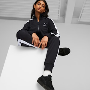 Iconic T7 Women's Track Jacket, Puma Black, extralarge