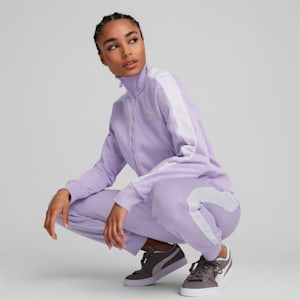 Iconic T7 Women's Track Jacket, Vivid Violet