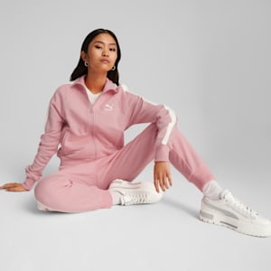 Iconic T7 Women's Track Jacket, Peach Smoothie, extralarge