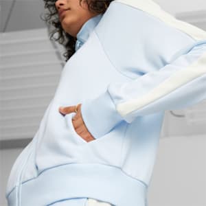 Iconic T7 Women's Track Jacket, Icy Blue, extralarge