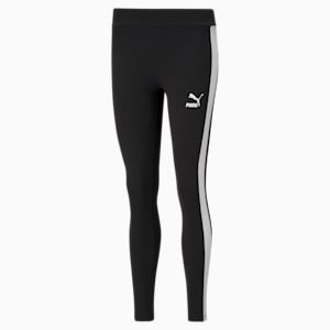 Iconic T7 Mid-Rise Women's Leggings, Puma moldado Black, extralarge