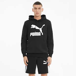 Classics Mens' Logo Hoodie, Puma Black, extralarge