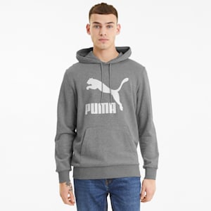 Classics Mens' Logo Hoodie, Medium Gray Heather, extralarge