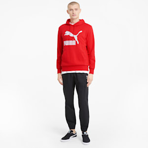 Classics Logo Regular Fit Men's Hoodie, High Risk Red, extralarge-IND