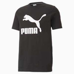 Classics Logo Regular Fit Men's T-shirt, Puma Black, extralarge-IND