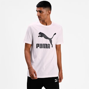 Classics Logo Regular Fit Men's T-shirt, Puma White, extralarge-IND
