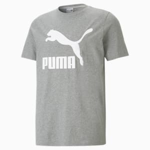 Classics Logo Regular Fit Men's T-shirt, Medium Gray Heather