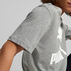 Classics Logo Regular Fit Men's T-shirt, Medium Gray Heather