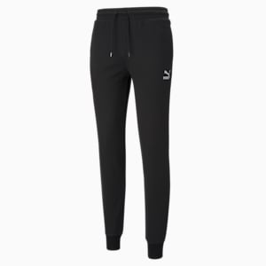 Classics Cuffed Slim Fit Men's Sweat Pants, Puma Black, extralarge-IND
