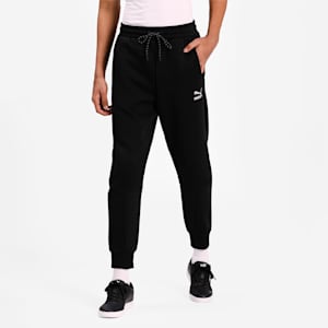 Classics Cuffed Slim Fit Men's Sweat Pants, Puma Black, extralarge-IND