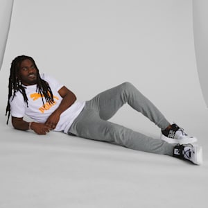 Pantalones deportivos con puño Classics para hombre, Medium Gray Heather