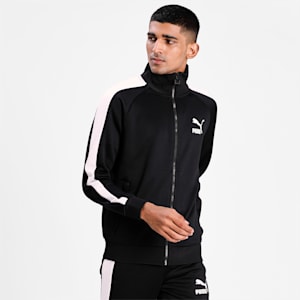 Iconic T7 Men's Track Jacket, Puma Black, extralarge-IND