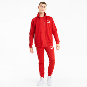 Iconic T7 Men's Track Jacket, High Risk Red, extralarge
