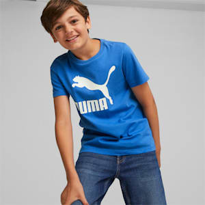 Camiseta clásica para niños, Racing Blue, extragrande