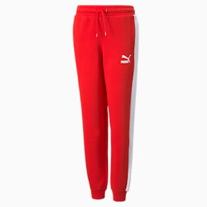 Pantalon de survêtement Iconic T7 Jeune, High Risk Red