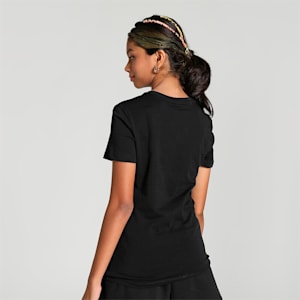 Classics Logo Girls T-Shirt, Puma Black, extralarge-IND
