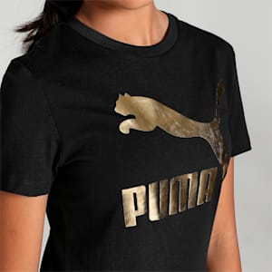 Classics Logo Girls T-Shirt, Puma Black, extralarge-IND