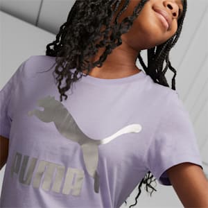 Classics Logo Girls' Tee, Vivid Violet