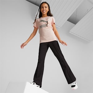 Classics Logo Girls T-Shirt, Rose Dust, extralarge-IND