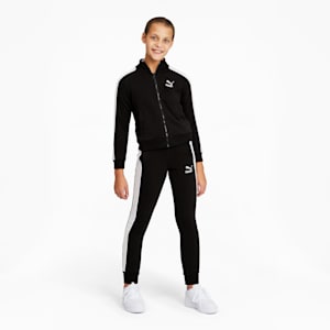 Classics T7 Girls' Track Jacket, Puma Black, extralarge