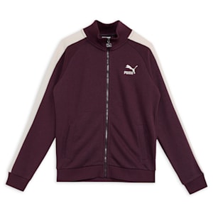 Classics T7 Girl's Track Jacket, Midnight Plum, extralarge-IND