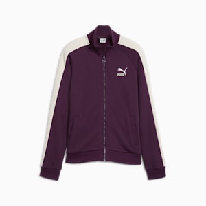 Classics T7 Girls' Track Jacket, Midnight Plum, extralarge